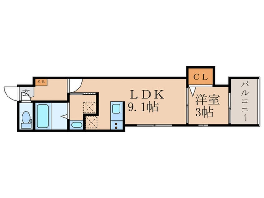 間取図 ハーモニーテラス淀下津町Ⅲ