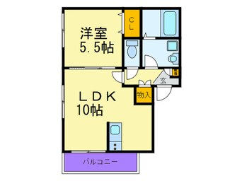 間取図 プランドールE棟