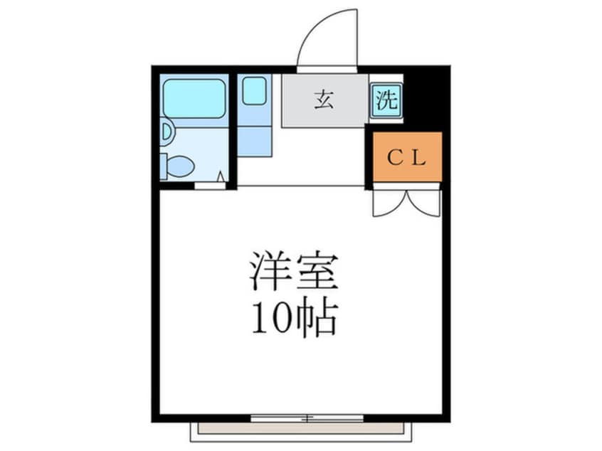 間取図 コク－ン三条大宮