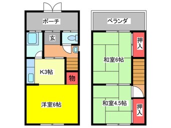 間取図 東大阪市本町　戸建