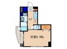 ﾍﾞﾗｼﾞｵ京都烏丸十条（705） 1Kの間取り