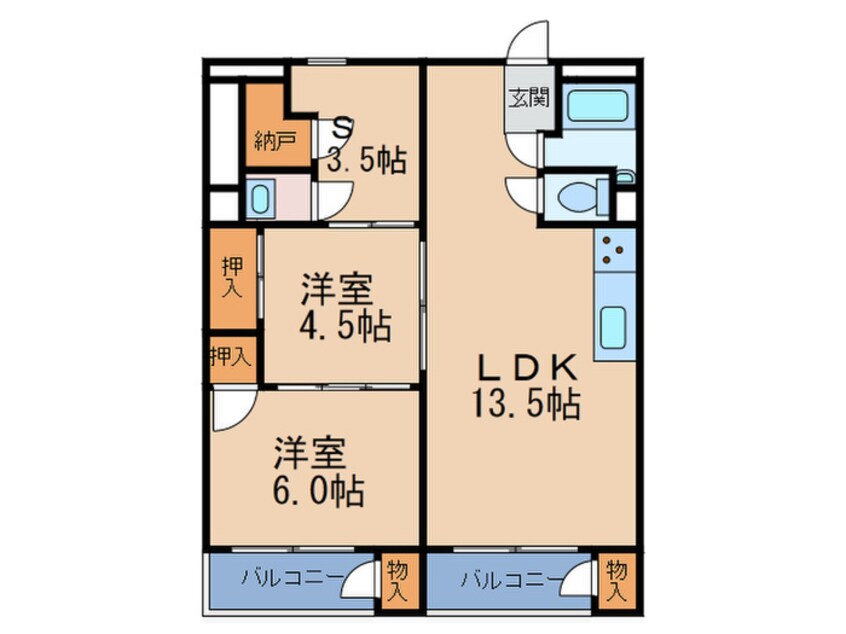 間取図 桜島住宅(308)