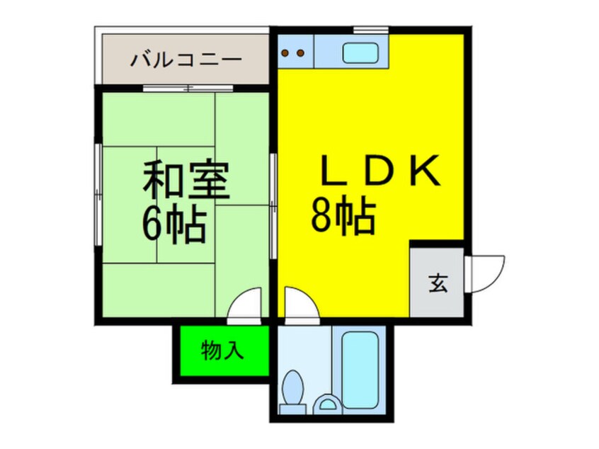 間取図 メゾンワタナベ