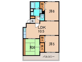 間取図 トリヴァンベール 武庫川