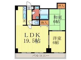 間取図 アフィシオン堀川