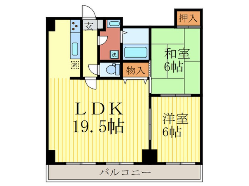 間取図 アフィシオン堀川