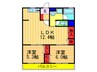 石垣ハイツ 2LDKの間取り