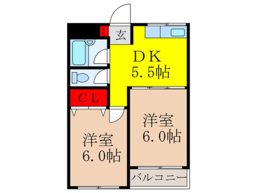 間取図 千里七尾マンション