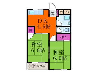 間取図 千里七尾マンション