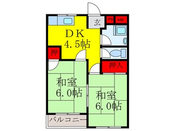 間取図 千里七尾マンション