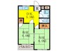 千里七尾マンション 2DKの間取り