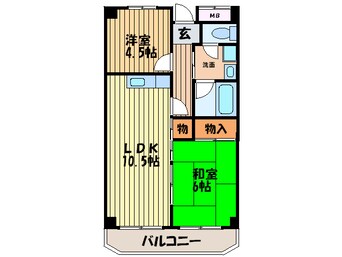 間取図 バンベール忍ヶ丘