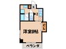 Ｖｉｌｌａ榎 1Kの間取り