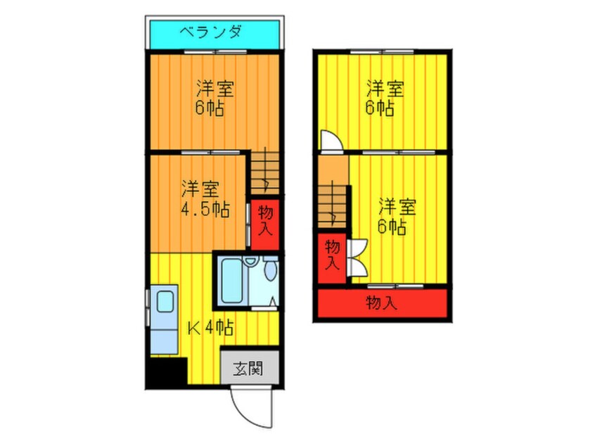 間取図 トゥリオ－ニ守口Ａ