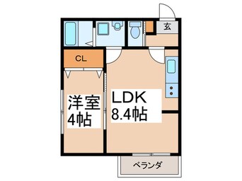 間取図 ALEGRIA道明寺