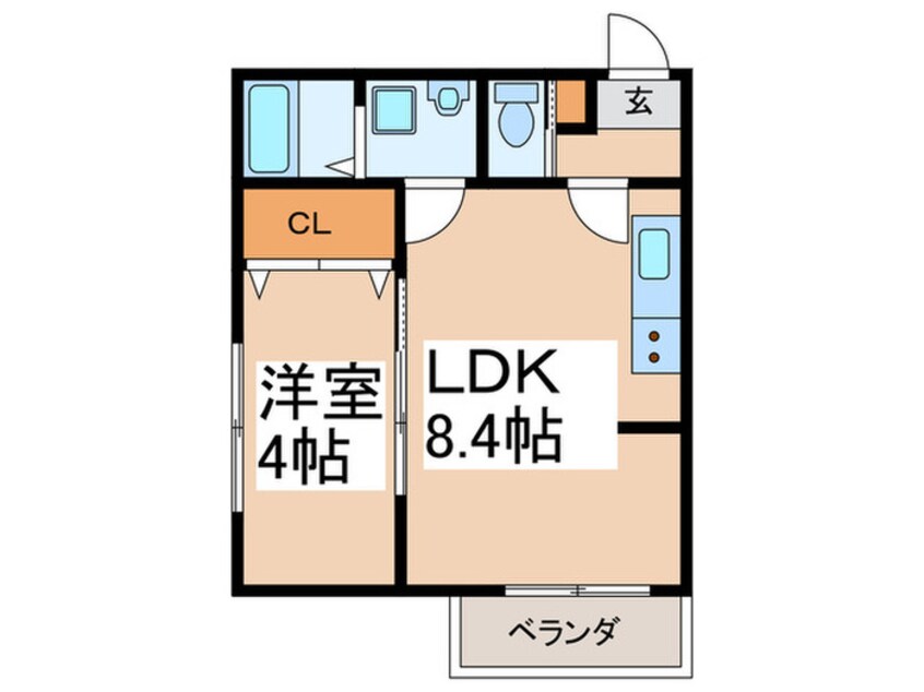 間取図 ALEGRIA道明寺