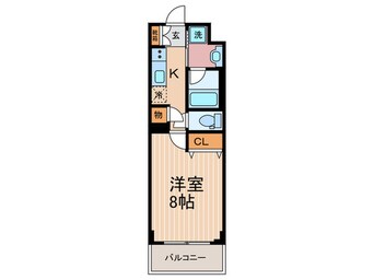 間取図 ベラジオ雅び京都清水五条(406)