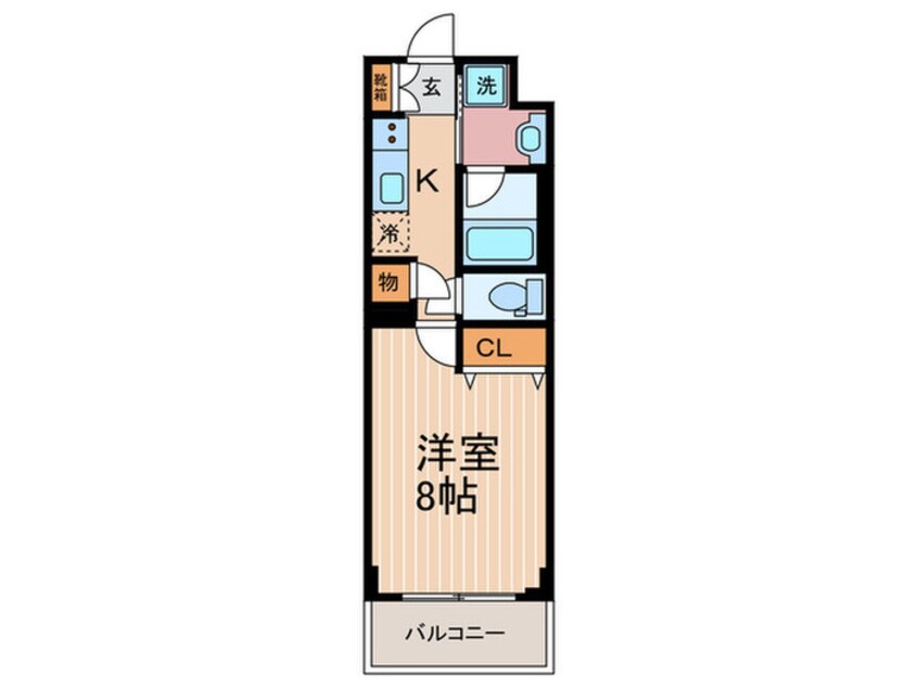 間取図 ベラジオ雅び京都清水五条(406)