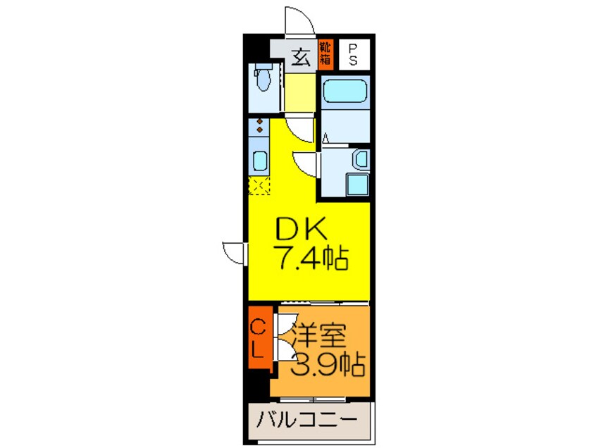 間取図 FLATS MINAGUCHI