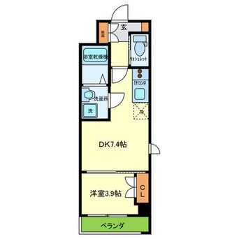 間取図 FLATS MINAGUCHI