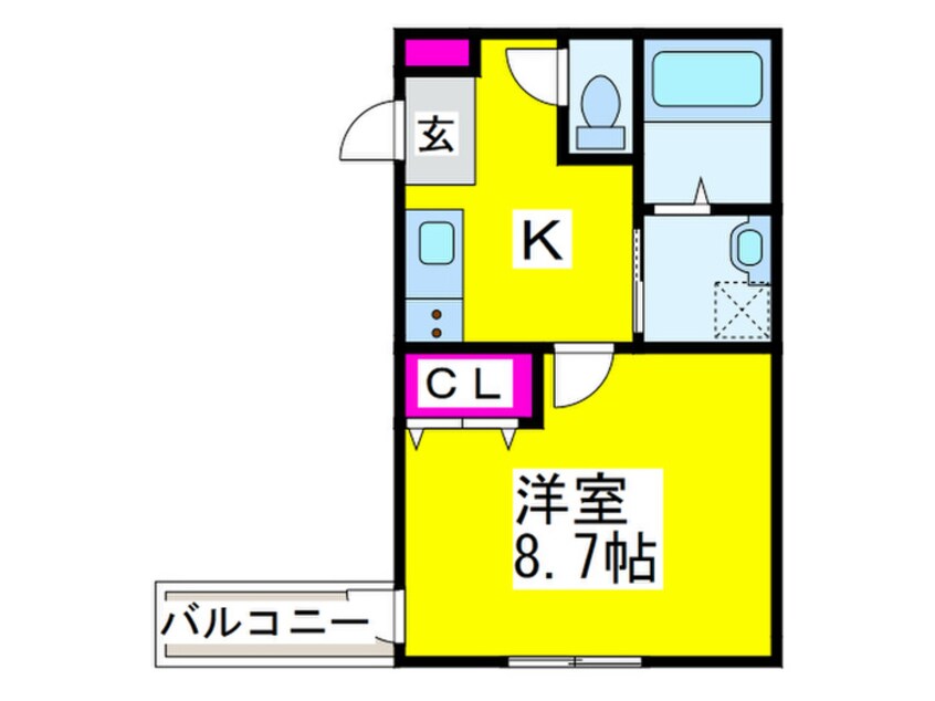 間取図 フジパレス堺市駅北Ⅰ番館