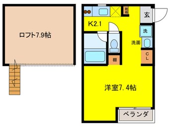 間取図 Ms House(ｴﾑｽﾞﾊｳｽ)