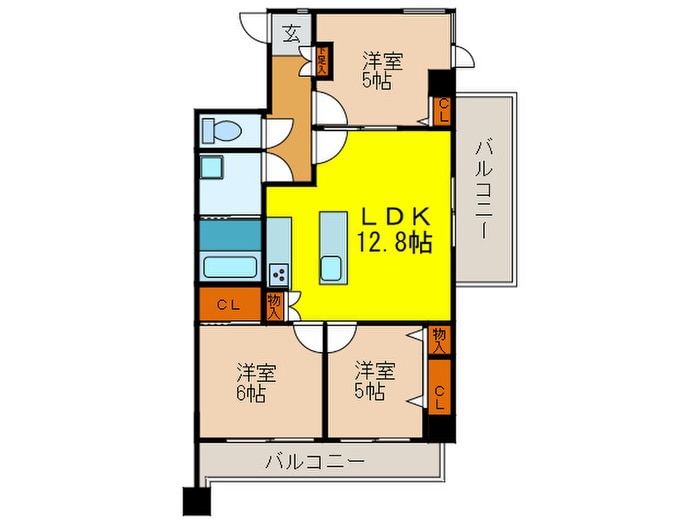 間取り図 サンライズ桜の町