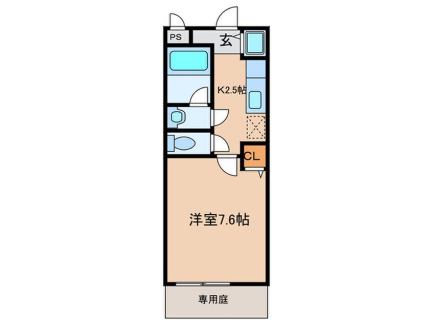 間取図 メリー・ヤード泉