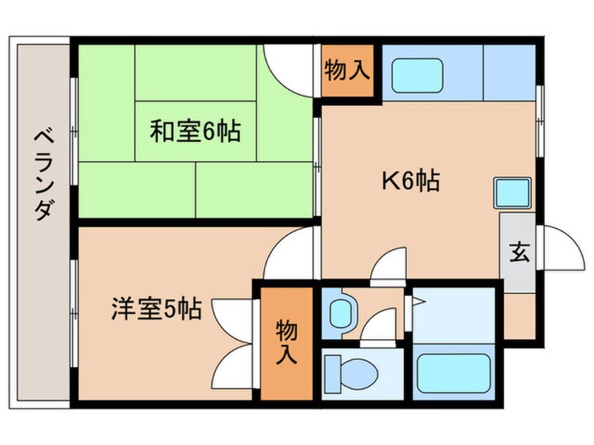 間取図 ｼﾞｬﾝﾎﾟｰﾙ １