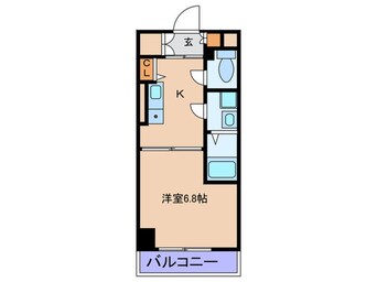 間取図 レジデンス野田阪神