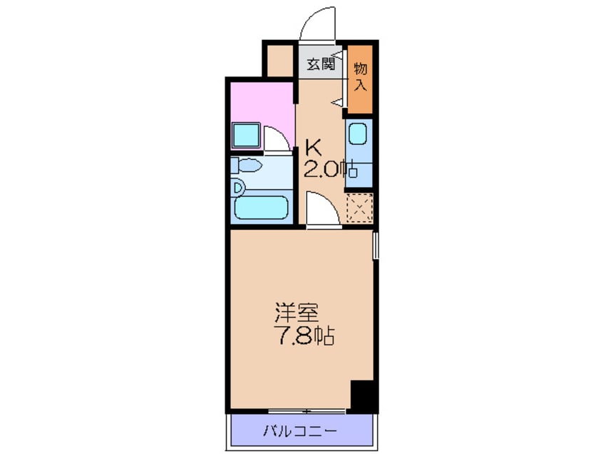 間取図 レジデンス野田阪神