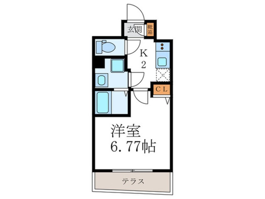 間取図 メゾンプリメーラ別当町