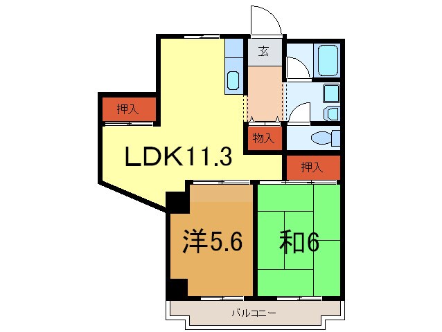 間取り図 タウンハウス熊内