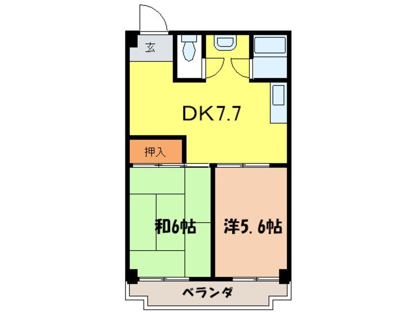 間取図 タウンハウス熊内