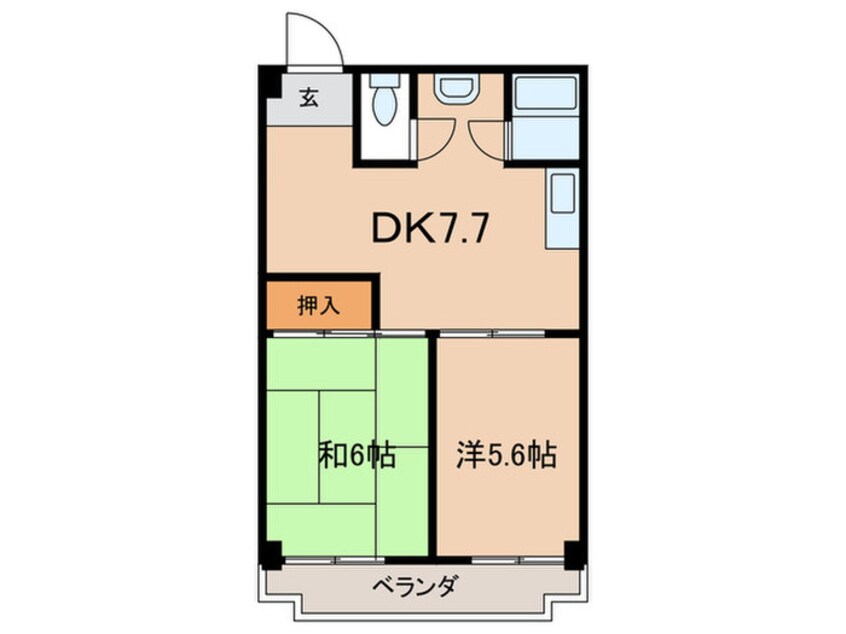 間取図 タウンハウス熊内