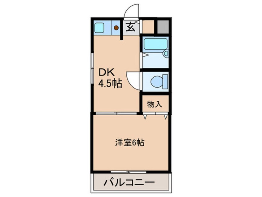 間取図 第1シューチン塚本