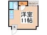 サンフラット 1Rの間取り