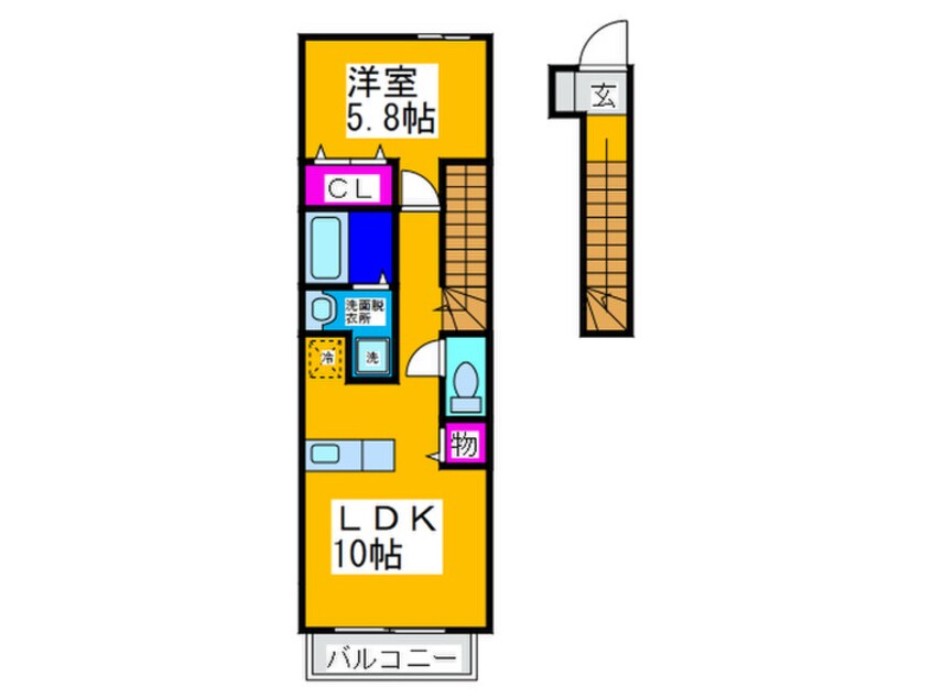 間取図 フロ－ラル・ステ－ジ白鷺