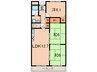 AuroraCourt大東 3LDKの間取り