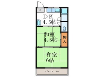 間取図 むつみハイツ