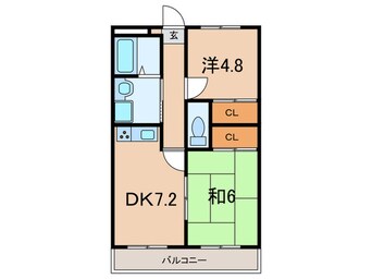 間取図 コウアロイヤル垂水　PartⅠ