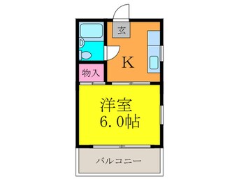 間取図 アム－ル摂津