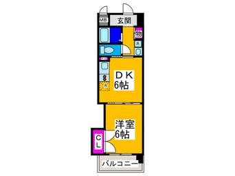 間取図 アンシャンテ中百舌鳥