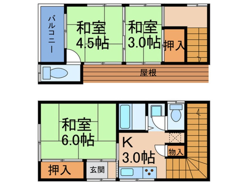 間取図 出屋敷戸建