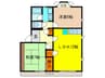 浜松園　松 2LDKの間取り