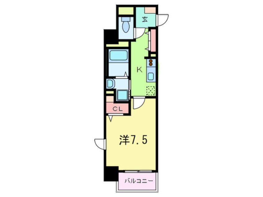 間取図 クラシェス北青木