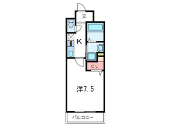 間取図 クラシェス北青木