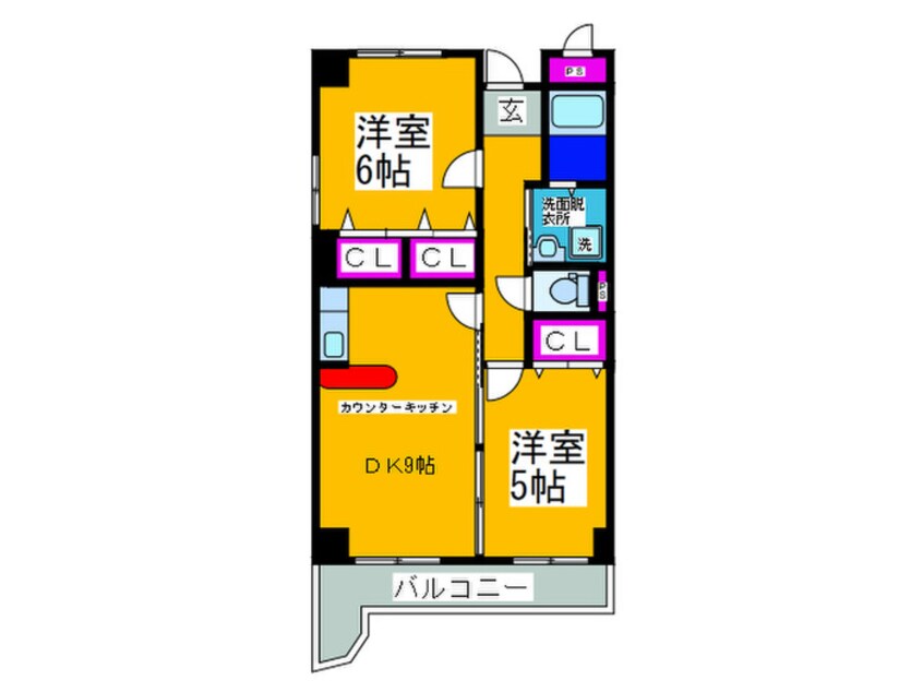 間取図 アシスト三伯