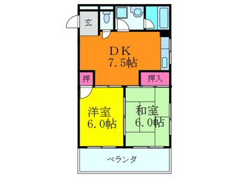 間取図 上新庄ハイム