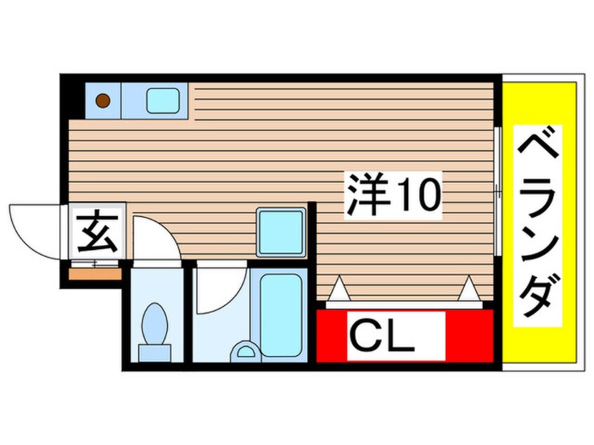 間取図 ゴールドビレッジ